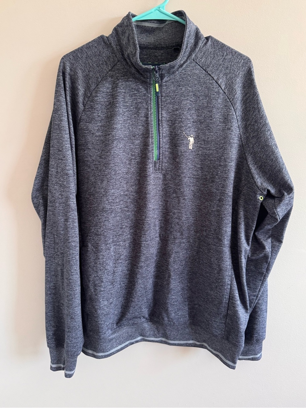 William Murray Golf 1/4 Zip Performance Pullover Gray Men’s Large